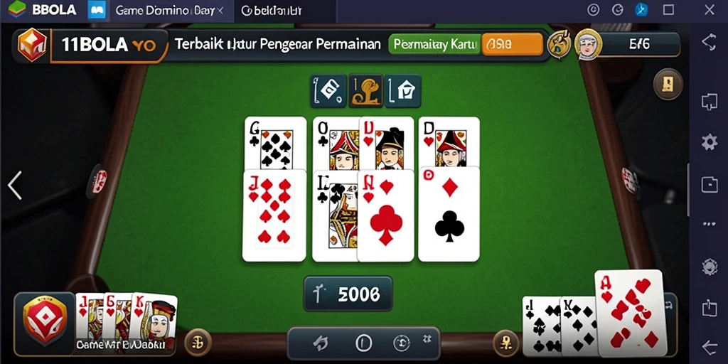 Tampilan gameplay seru dalam permainan Domino 11BOLA.