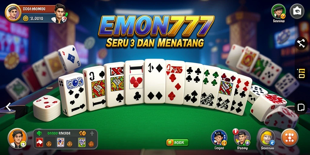 Tampilan gameplay EMON777 yang seru dan interaktif.