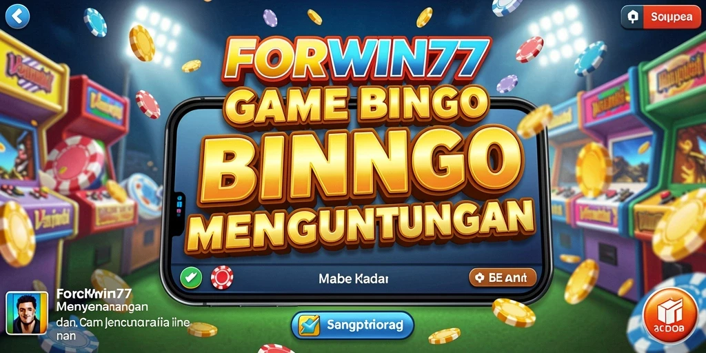 Tampilan seru gameplay Bingo di FORWIN77.