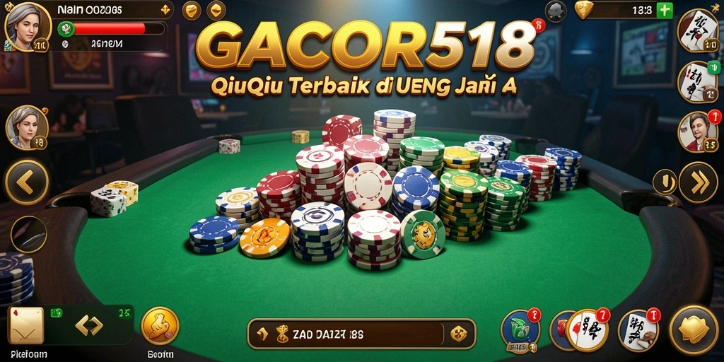 Tampilan gameplay QiuQiu yang mengasyikkan di GACOR518.