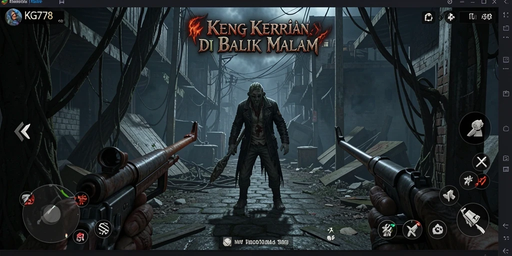 Tampilan gameplay KG778 yang mencekam dan penuh ketegangan.