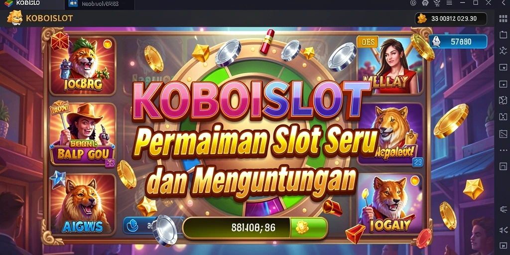 Screenshot gameplay KOBOISLOT menunjukkan kemenangan yang menarik.