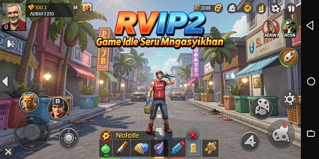 Tampilan gameplay seru dan mengasyikkan dari RVIP2.