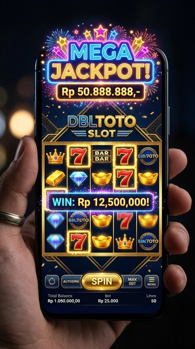 Tampilan antarmuka pengguna aplikasi dbltoto yang intuitif.